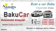 rent a car Baku - прокат авто в Баку - avtomobil kirayesi