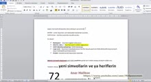 Microsoft Word 2010 DERS 9