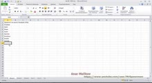 Microsoft Excel 2010 Ders 2
