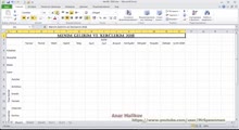 Microsoft Excel 2010 Ders 4