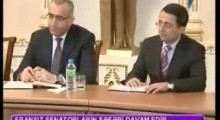 Nazim Ibrahimov senator  Natali Qulen qebul etmishdir. - YouTube