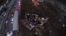 Arkansas Tornado Damage Aerial Video 4-27-2014
