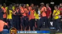 Selección Colombia Bailando Ras Tas Tas - Gran fiesta de bienvenida de la Selección Colombia
