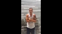 Mesut Ozil ALS Ice Bucket Challenge 