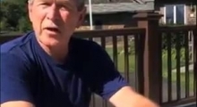 George W. Bush Ice Bucket Challenge
