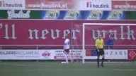 Arjan Kok Goalkeeper urine into his own net during the match | CSV Apeldoorn vs Excelsior 31
