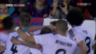 Gareth Bale goal vs FC Barcelona Copa Del Rey Final 2014 English commentary
