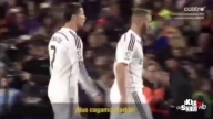 Cristiano Ronaldo le dice a Benzema: 'Nos cagamos todos!' tras perder vs Barcelona 2015
