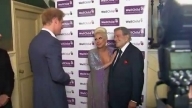 Britain's Prince Harry meets Lady Gaga and Tony Bennett ahead of London charity concert
