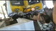 CCTV captures Mumbai local ramming into Churchgate station
