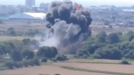 Dramatic crash of a plane during the Shoreham Air Show
