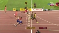 Usain Bolt 19.95 Wins Men's 200m Semifinal 3 - IAAF WC
