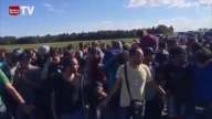 Refugee crisis Danish police close road and rail links with Germany  World news  The Guardian
