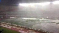 Argentina vs Brazil POSTPONED HEAVY RAIN Stadium 1 hour before kickoff World Cup qualification
