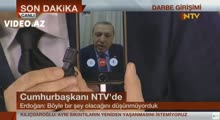 Erdoğan canlı yayımda xalqı küçələrə səslədi