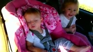 Baby Wakes Up To Dance To Gangnam Style in Car