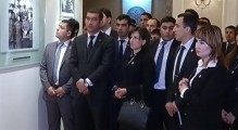 Yeni Azərbaycan Partiyasının Gənclər Birliyinin üzvləri Heydər Əliyev Fondunda olmuşlar 