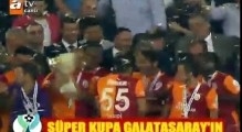 Galatasaray 1 Fenerbahçe 0 Süper Kupa töreni 2013