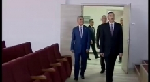 Prezident İlham Əliyev Biləsuvar Rayon İcra Hakimiyyətinin yeni inzibati binasında yaradılmış şəraitlə tanış olmuşdur