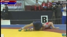 EC2014 / Beka Lomtadze (GEO) - Haci Aliyev (AZE) - FS 61 kg 1/4 final match
